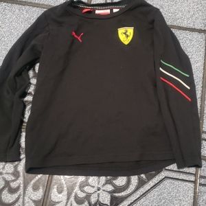 Boys Puma Ferrari shirt